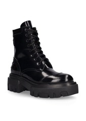 MSGM 60mm Leather Combat Boots