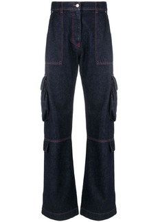MSGM cargo-pocket denim jeans