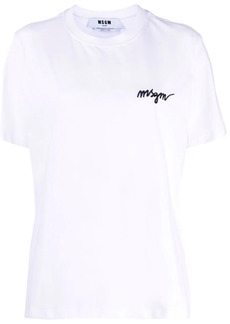 MSGM chest-logo crew neck T-shirt