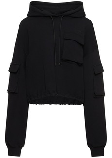 MSGM Cotton Cargo Hoodie