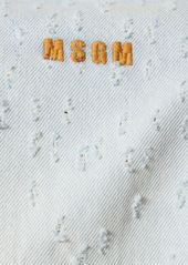 MSGM Cotton Denim Shirt