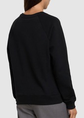 MSGM Cotton Jersey Logo Sweatshirt