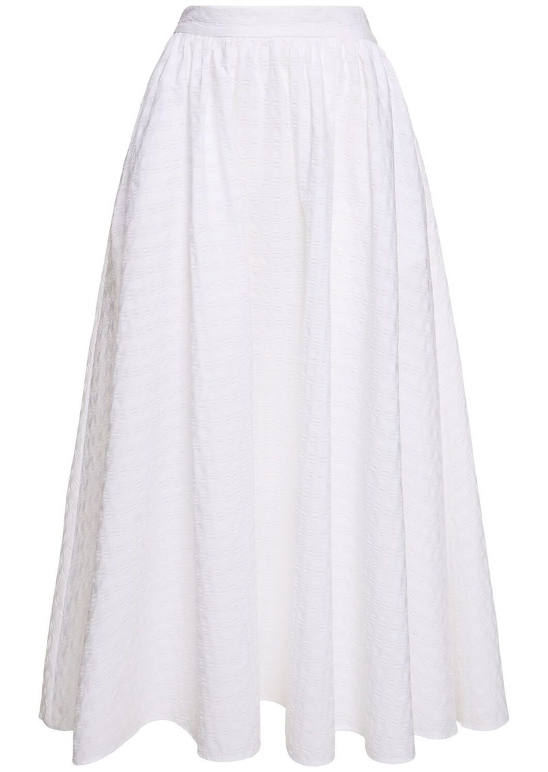 MSGM Cotton Midi Skirt
