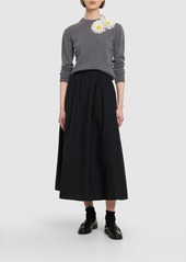 MSGM Cotton Midi Skirt