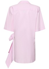 MSGM Cotton Poplin Mini Dress