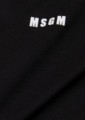 MSGM Cotton T-shirt Midi Dress