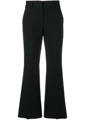 MSGM cropped flared trousers