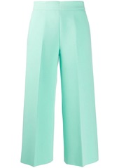 MSGM cropped wide-leg trousers