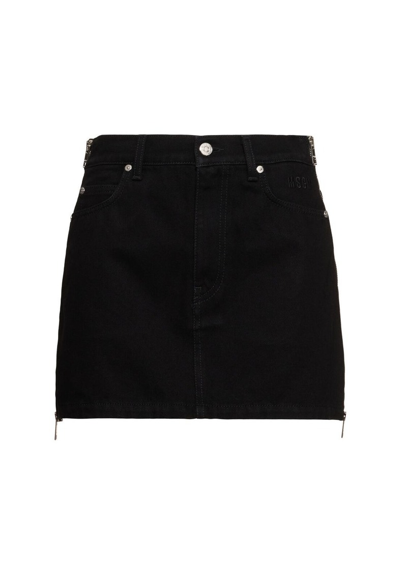 MSGM Denim Mini Skirt