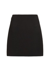 MSGM Double Crepe Cady Mini Skirt W/sequins