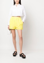 MSGM elasticated-waistband mini shorts