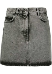 MSGM embellished denim mini skirt