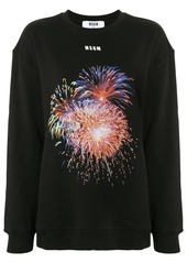 MSGM fireworks sweatshirt
