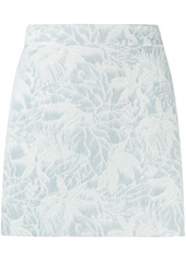 MSGM floral-jacquard miniskirt