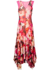 MSGM floral print long dress