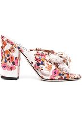 MSGM floral-print mule sandals