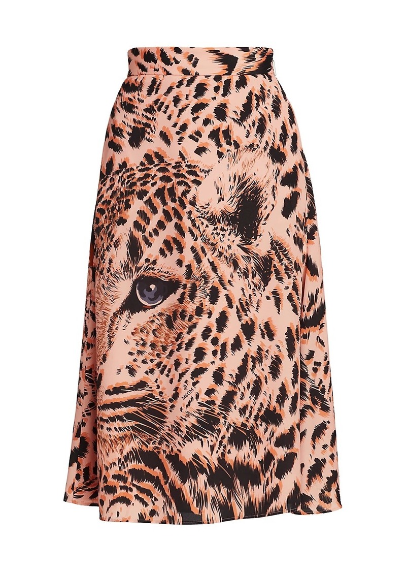 leopard midi skirt 60