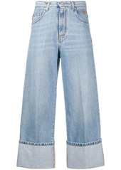 MSGM high-rise cropped jeans
