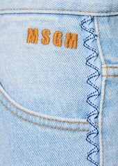 MSGM High Rise Denim Boyfriend Jeans