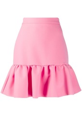 MSGM high-rise peplum mini skirt
