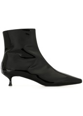 MSGM high-shine finish ankle boots