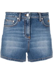 MSGM high-waist denim shorts