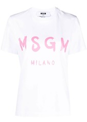 MSGM logo-print cotton T-shirt