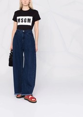 MSGM logo-print cotton T-shirt