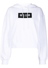 MSGM logo-print hoodie