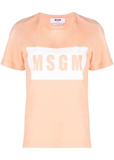 MSGM logo-print short-sleeve T-shirt