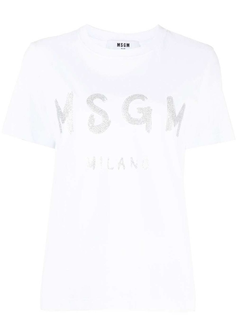 MSGM logo-print short-sleeve T-shirt