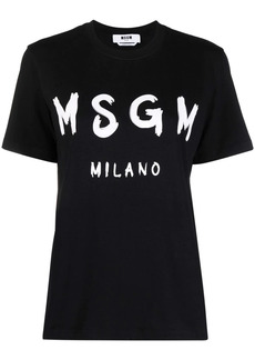 MSGM logo-print short-sleeved T-shirt