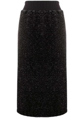 MSGM long-length knitted skirt