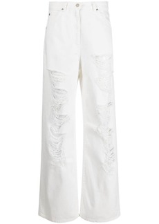 MSGM mid-rise bootcut jeans