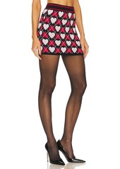 MSGM Active Hearts Skirt