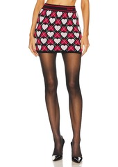 MSGM Active Hearts Skirt