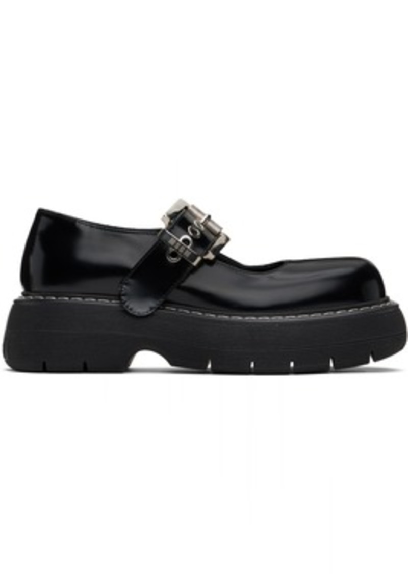 MSGM Black Chunky Mary-Jane Loafers