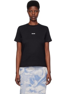 MSGM Black Micro T-Shirt