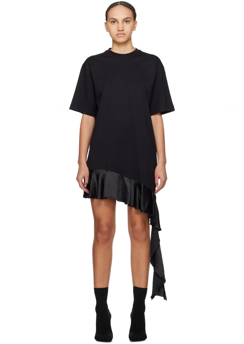 MSGM Black T-Shirt Minidress