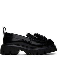 MSGM Black Tassel Loafers