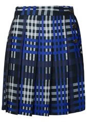 MSGM CHECK SKIRT