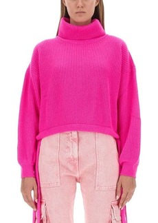 MSGM CROPPED FIT SHIRT
