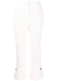 MSGM cropped-leg flared trousers