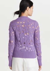 MSGM Distressed Sweater