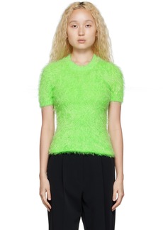 MSGM Green Maglia Sweater