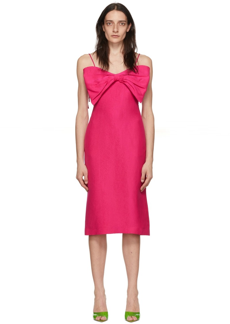 MSGM Pink Bow Dress