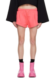 MSGM Pink Drawstring Shorts