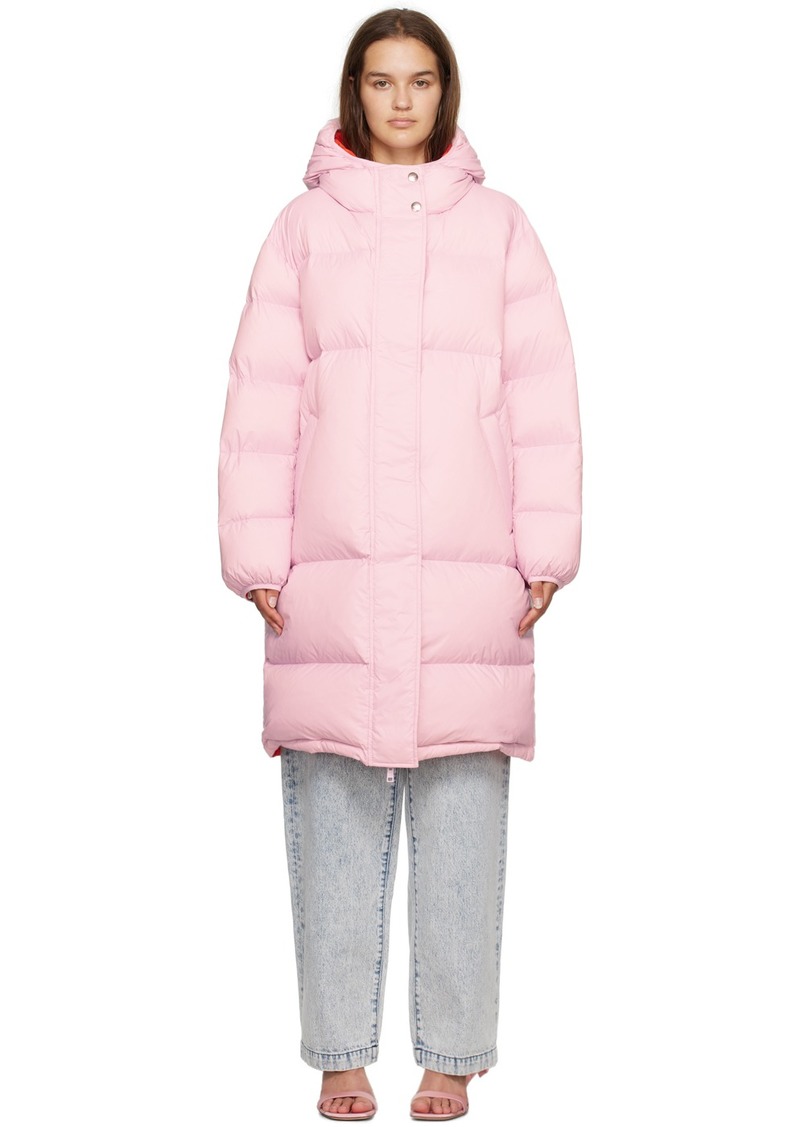 MSGM Pink Oversized Puffer Coat