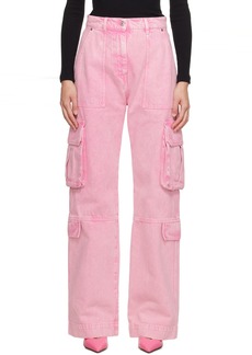 MSGM Pink Pocket Jeans