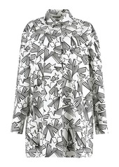 MSGM PRINTED COTTON SHIRT